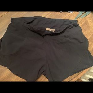Calia black flair workout shorts